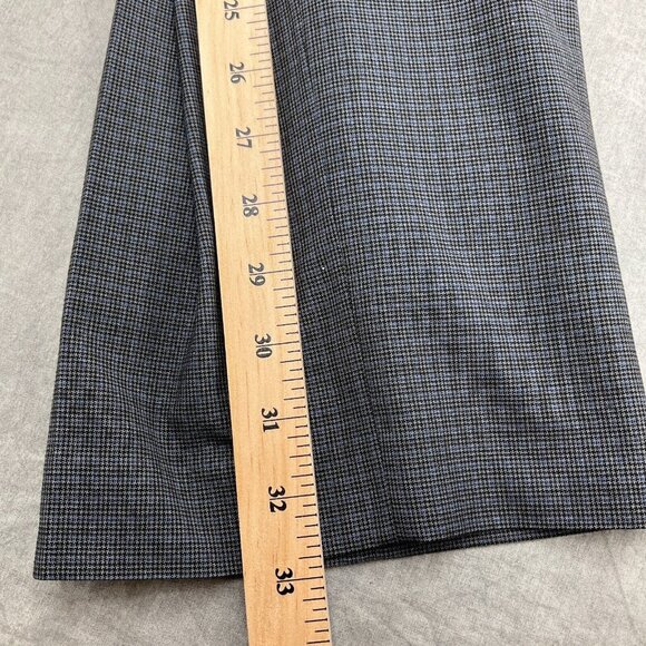 Lauren Ralph Lauren Pants Men 36W x 34L Black Blue Houndstooth Check Dress Caree - Picture 8 of 13